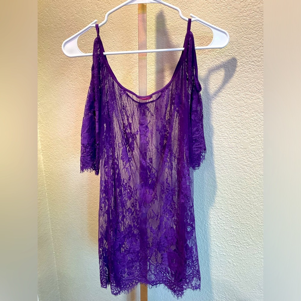 Avid Love Purple Lace Nightie
